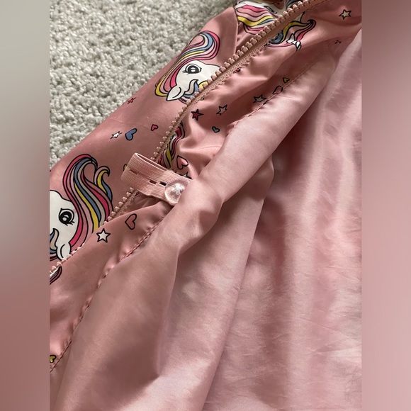 H&M Kids Hooded Unicorn Print Windbreaker - Picture 6 of 9